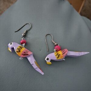 CUTE AND COLORFUL BIRD EARRINGSx  ALL SALES FINAL. NO REFUNDS, EXCHANGES TRADES.